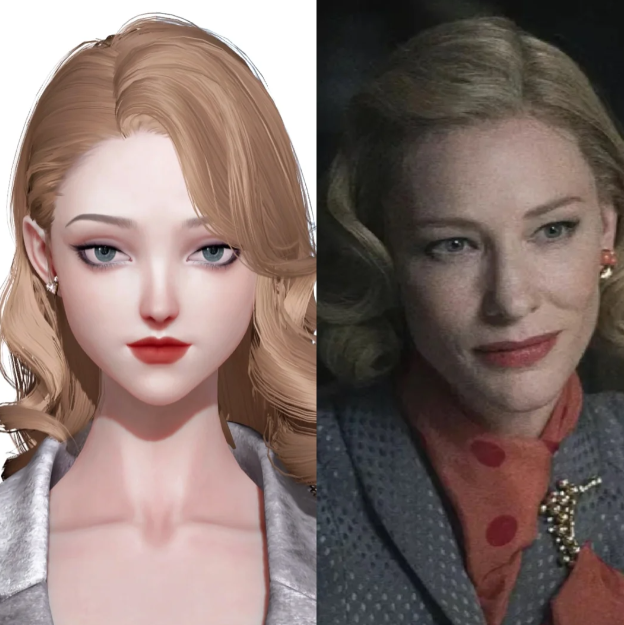 以闪亮之名 以闪亮之名卡罗尔捏脸分享图1