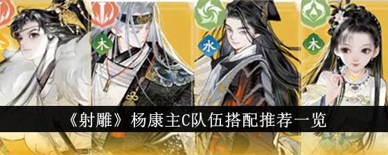 射雕杨康主C队伍搭配推荐一览