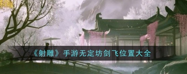 射雕手游无定坊剑飞位置大全