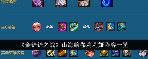 金铲铲之战山海绘卷莉莉娅阵容一览