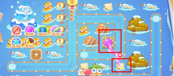 保卫萝卜4暖暖汤泉15关攻略 暖暖汤泉第15关图文通关流程