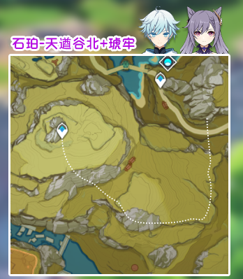 原神角色突破材料采集位置地点大全