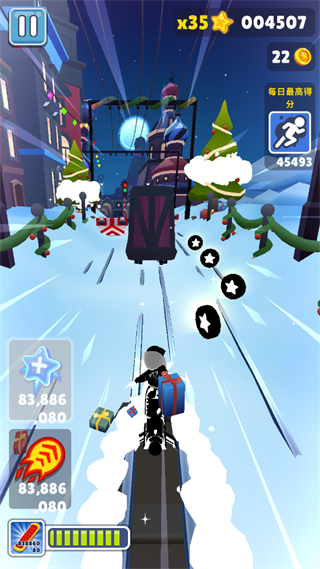 地铁跑酷雪地版