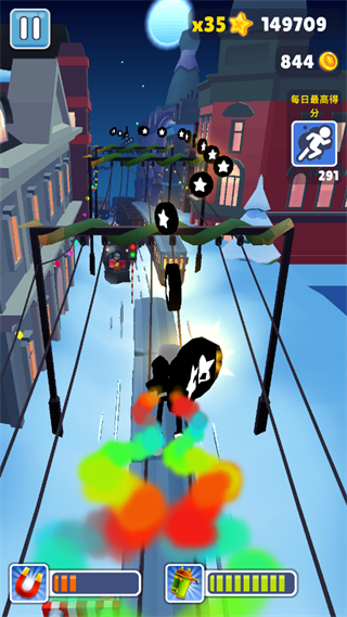 地铁跑酷雪地版