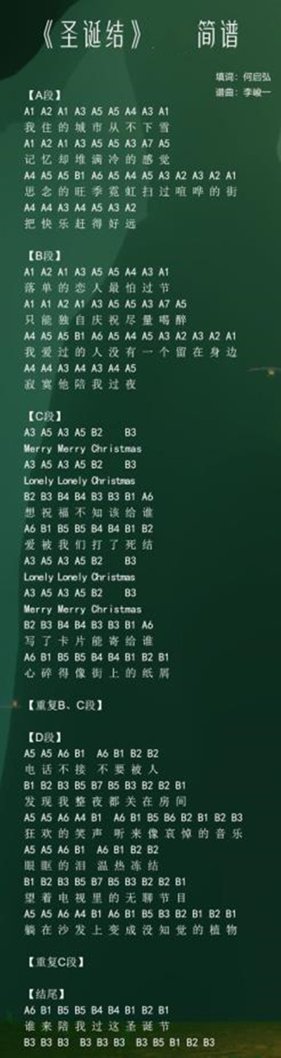 光遇吉他琴谱大全