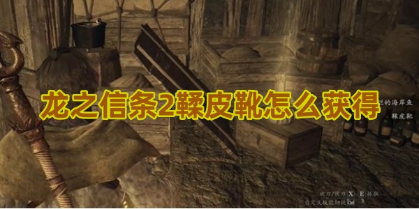 龙之信条2鞣皮靴怎么获得
