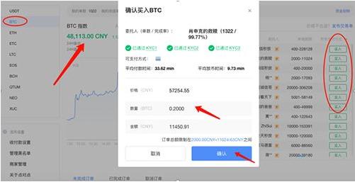 交易单查看示意