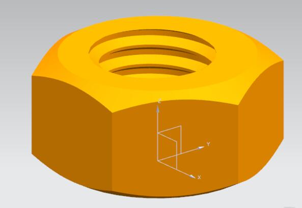 2、绘制一个六角螺母的方法步骤