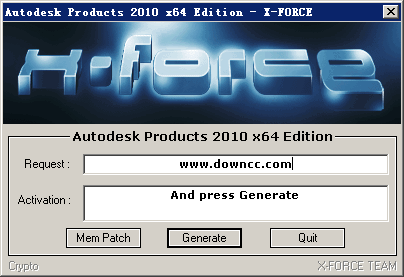 autocad2010 64位注册机 绿色免费版
