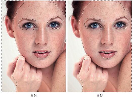 脸上有大块小块面积的雀斑可以用Photoshop快速清除