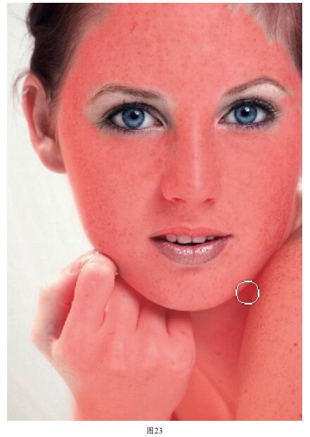 脸上有大块小块面积的雀斑可以用Photoshop快速清除