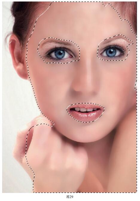 脸上有大块小块面积的雀斑可以用Photoshop快速清除