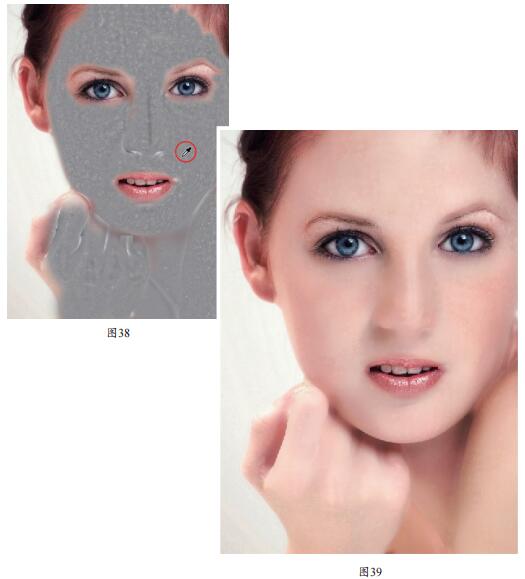 脸上有大块小块面积的雀斑可以用Photoshop快速清除