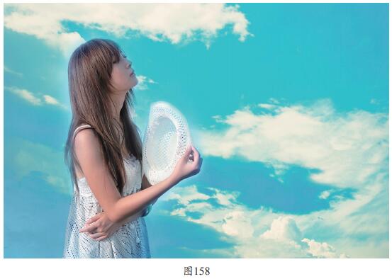 用Photoshop在单调的照片中加入云朵的方法