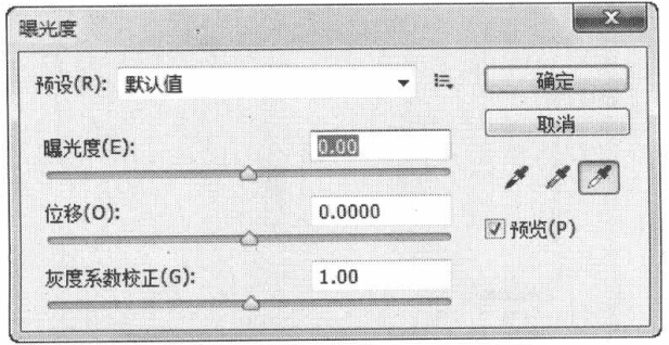 使用PS“曝光度”命令调整图像曝光度来调整图像的色彩