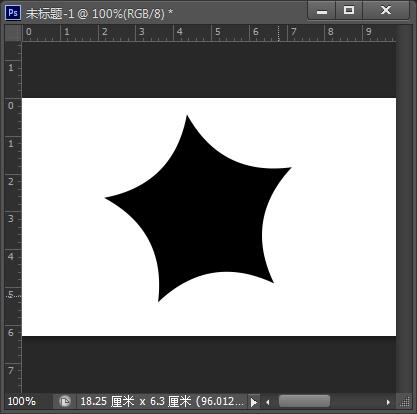 使用PS“多边形工具”绘制多种星形或多边形的方法