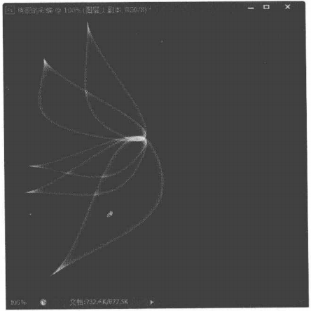 使用PS路径打造绚丽的彩蝶具体操作步骤