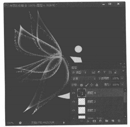 使用PS路径打造绚丽的彩蝶具体操作步骤