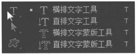 Photoshop文字的基本操作文字工具组介绍