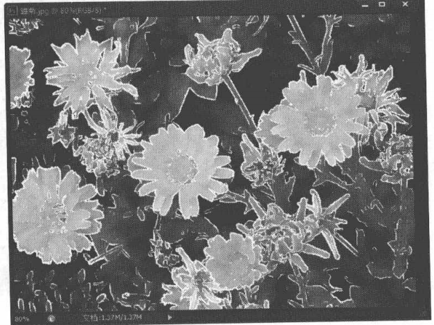 通过模糊类滤镜削弱图像边缘过于清晰的区域