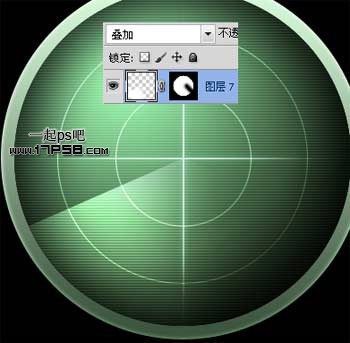 动感雷达图标 ps教程