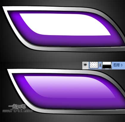 金属质感按钮 ps教程