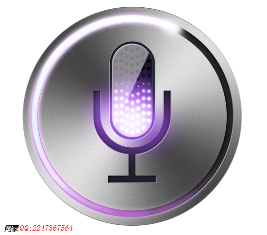 photoshop鼠绘iPhone 4s语音助理Siri图标