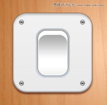 Photoshop设计白色立体效果的开关按钮,
