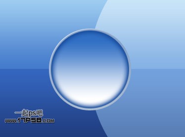 PS按钮制作基础教程之制作蓝色圆形水晶