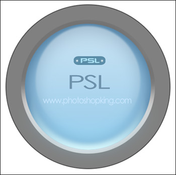 教你用photoshop制作一个浅蓝色高光按钮,ps高光按钮制作