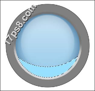 蓝色高光按钮 一起ps吧 ps教程