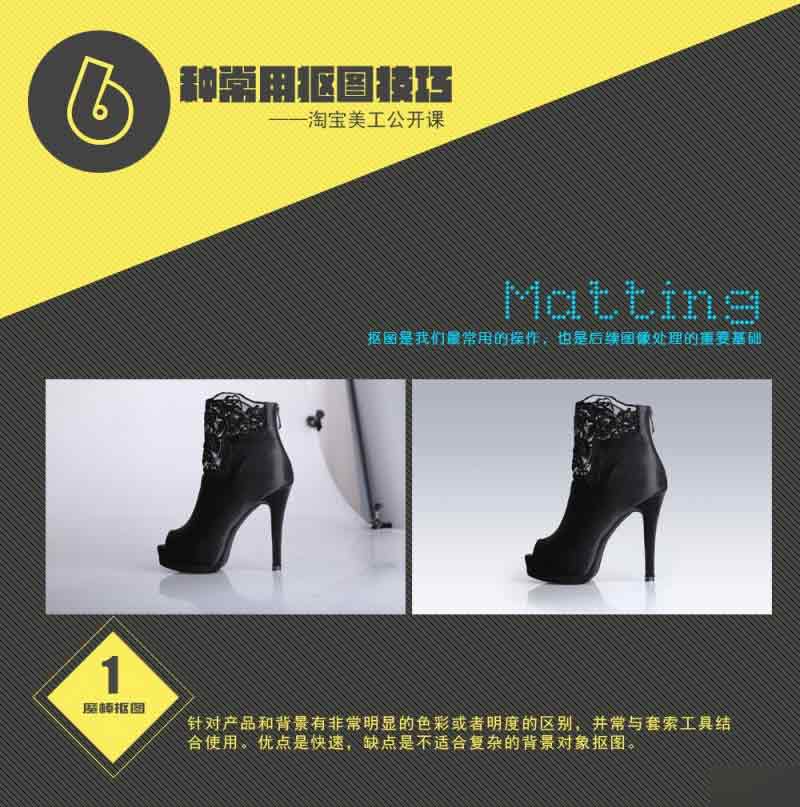 PS抠图技巧6种最常用的PS抠图技巧介绍