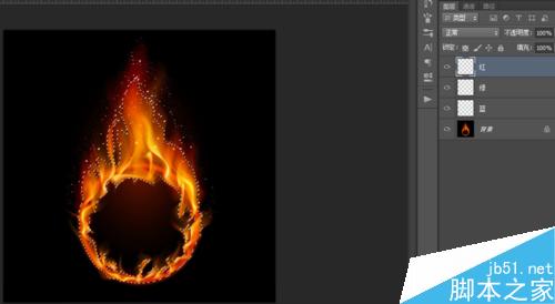 如何对火焰抠图(通道抠图法)