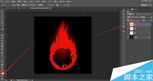 如何对火焰抠图(通道抠图法)