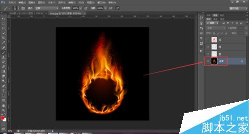 如何对火焰抠图(通道抠图法)