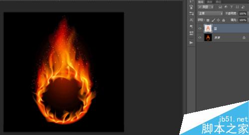 如何对火焰抠图(通道抠图法)