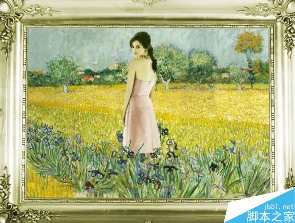 Photoshop制作超漂亮的油画艺术人像照片效果