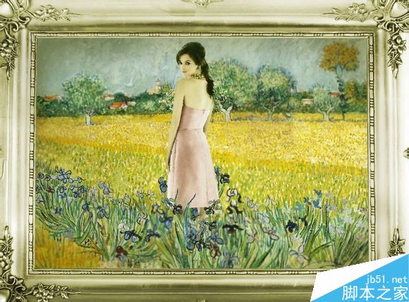 Photoshop制作超漂亮的油画艺术人像照片效果