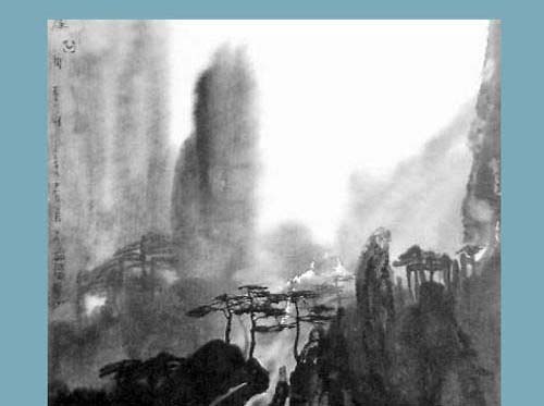 ps怎么将风景图片处理成为水墨画效果?ps水墨画制作教程