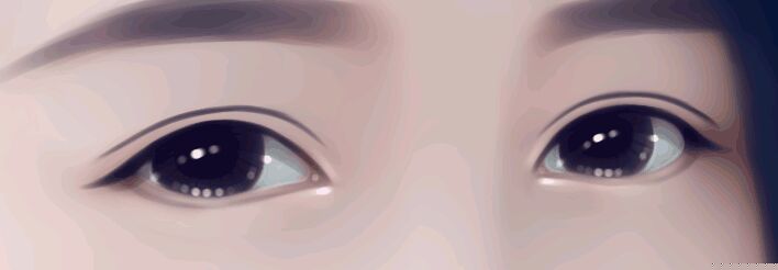 Photoshop结合SAI软件给手机模糊的美女照片转手绘教程