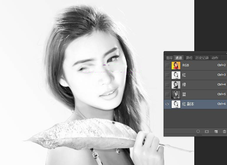 Photoshop给美女人像添加绚丽的彩色半调网纹效果教程