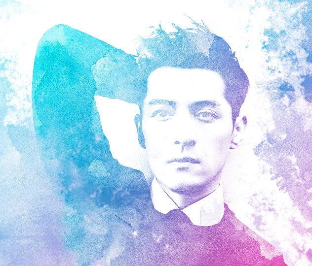 ps快速把胡歌照片变成好看的水彩画效果教程