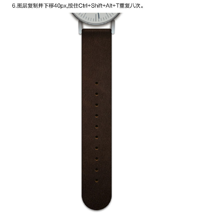 PS临摹一个超写实的手表教程