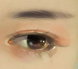 PS大神教你如何把古风汉服美女图片转为水墨风仿手绘效果