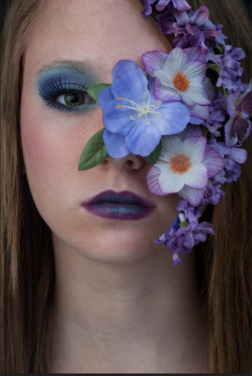 ps人像精细磨皮之使用通道混合模式处理的技巧