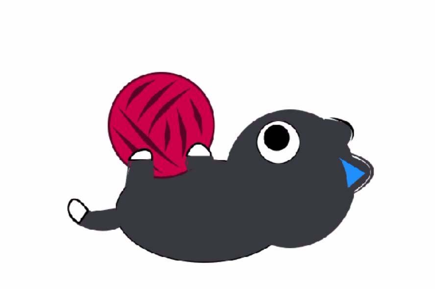 ps绘制小猫玩毛线球图形教程