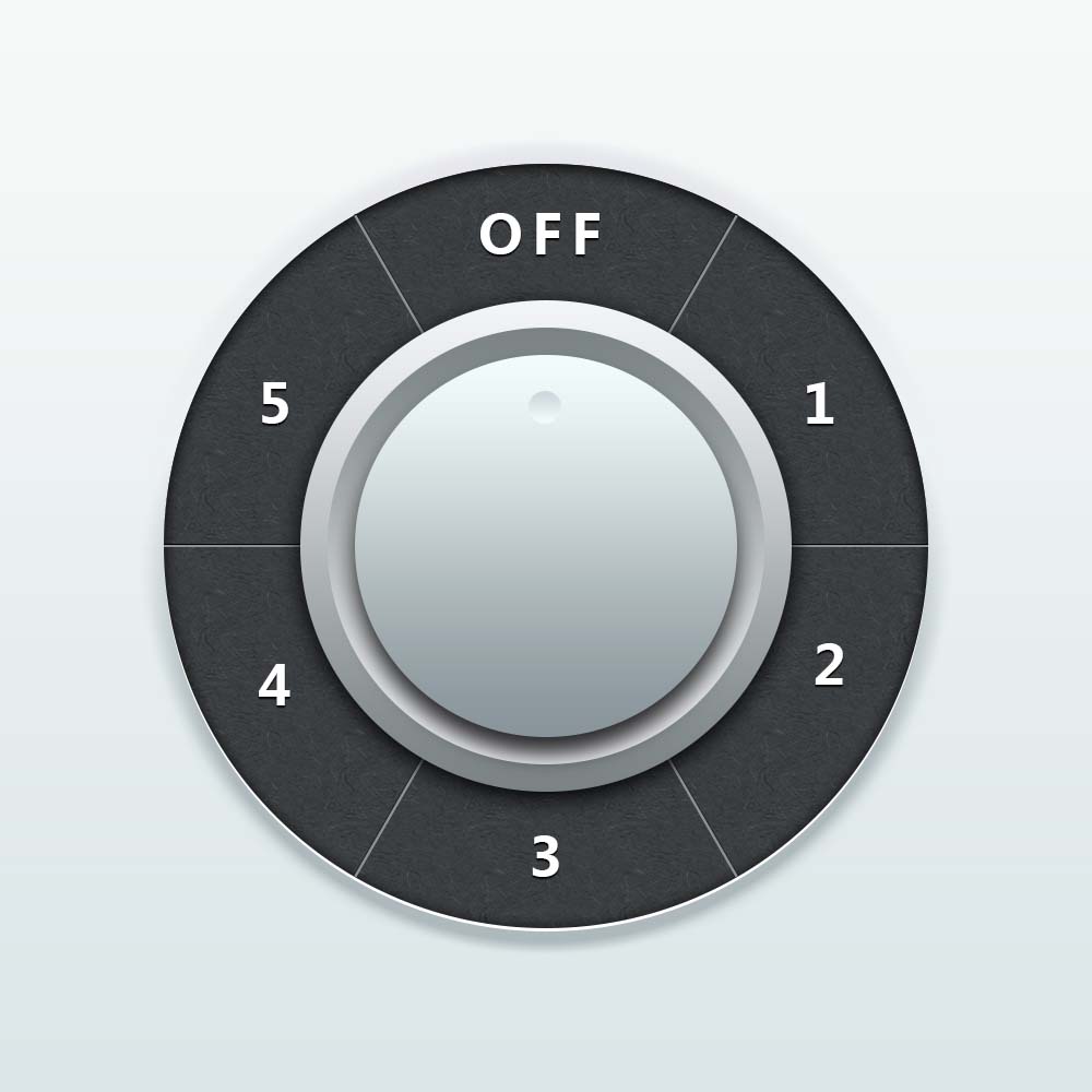 ps怎么设计一款圆形带有数字的播放按钮?