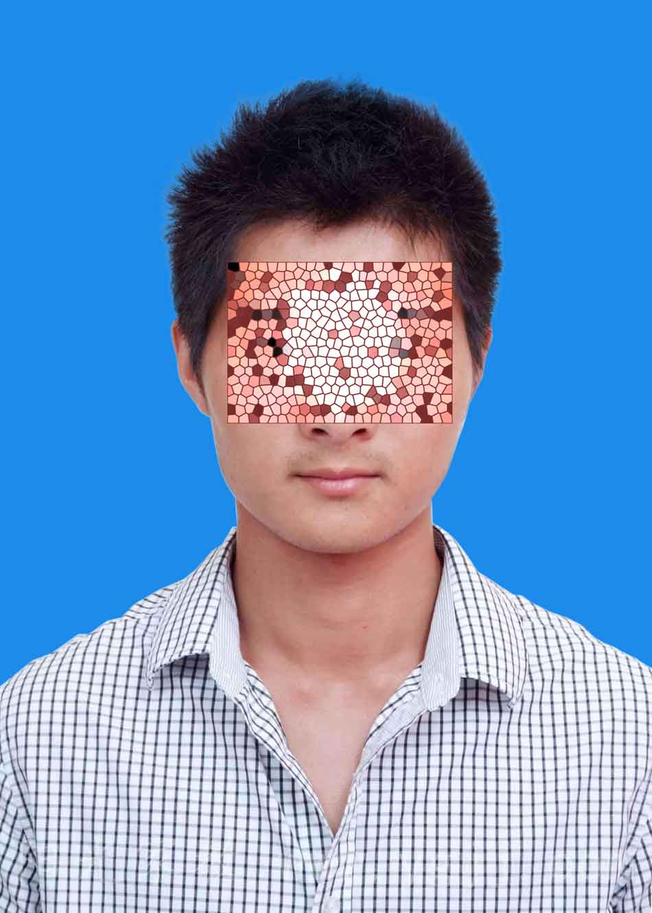 Photoshop详细解析证件照换底色的人像头发抠图技巧