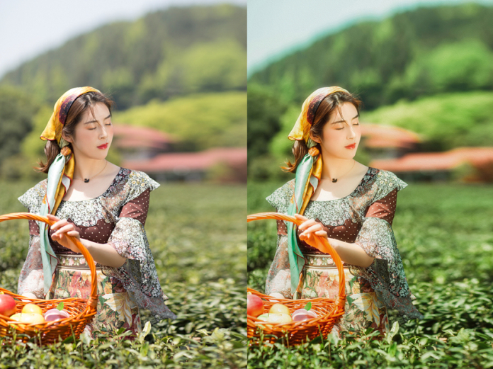 Photoshop将田园照片调出唯美手绘油画效果