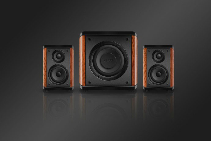 ps绘制超逼真的拟物化组合音响教程